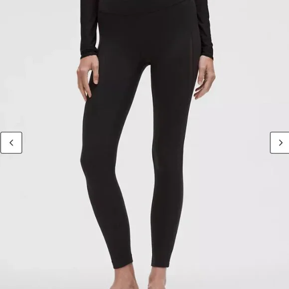 Lululemon Nulu High-Rise Mesh-Panel Tight 25" Size 4 - Picture 2 of 2